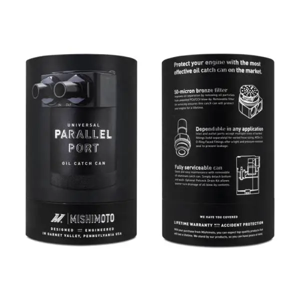 Mishimoto Parallel Port Universal Baffled Oil Catch Can image 5