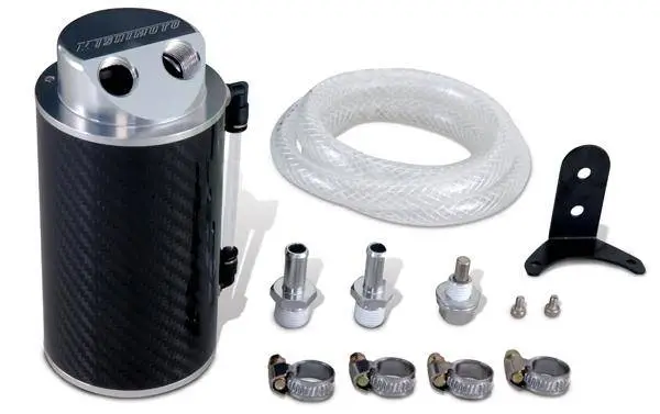 Mishimoto 2009+ Dodge Ram 5.7L Baffled Oil Catch Can Kit - Black thumbnail 2