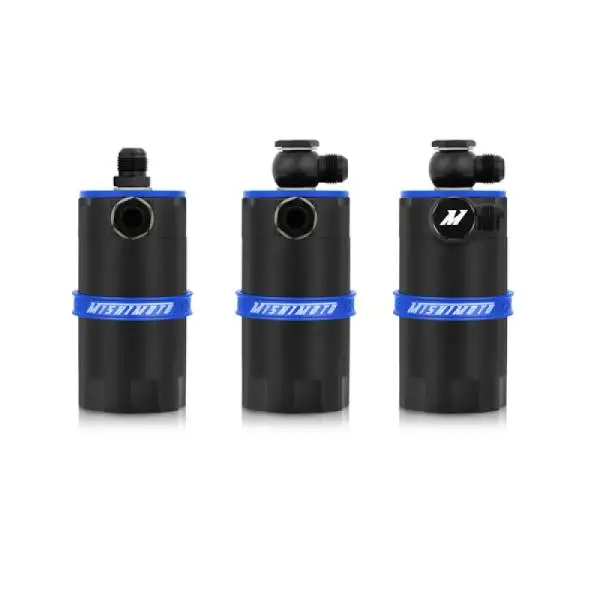 Mishimoto Universal Baffled Oil Catch Can - Blue thumbnail 11