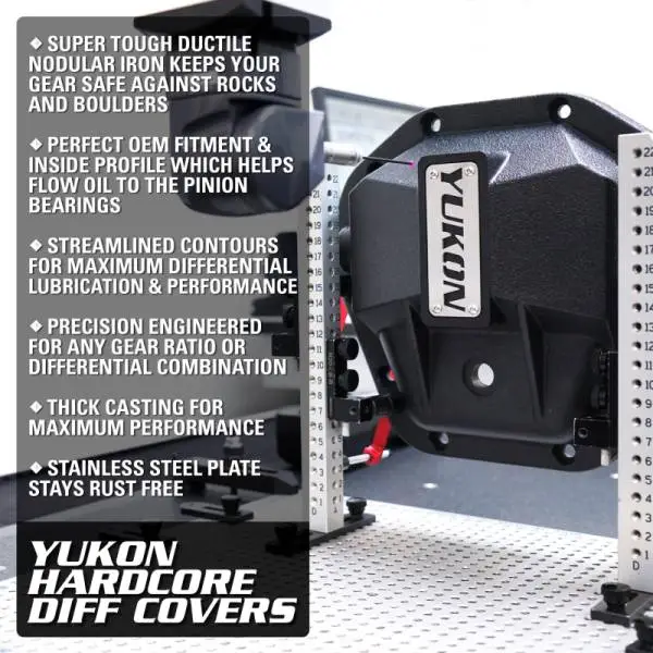 Yukon Gear Hardcore Diff Cover for 11.5in & 11.8in GM Dodge Ram thumbnail 7
