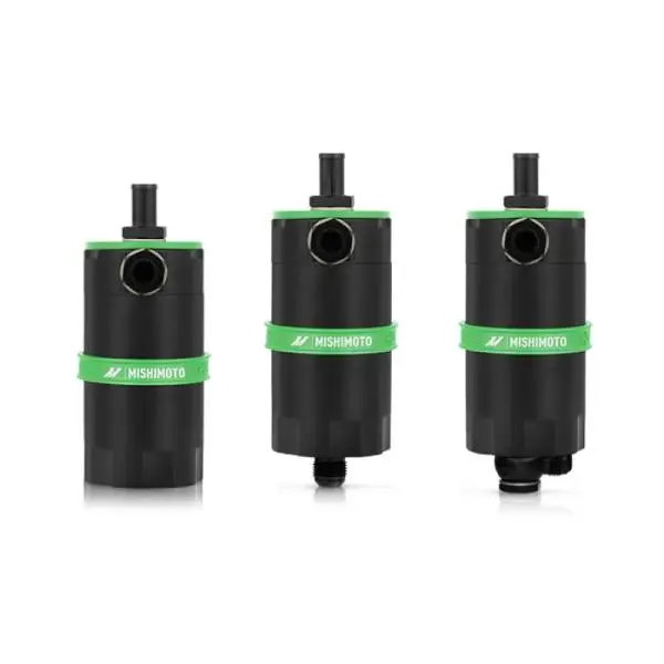 Mishimoto Universal Baffled Oil Catch Can - Green image 16
