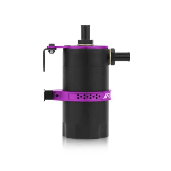 Mishimoto Universal Baffled Oil Catch Can - Purple image 5