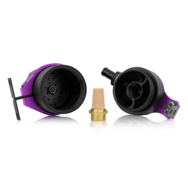 Mishimoto Universal Baffled Oil Catch Can - Purple image 8