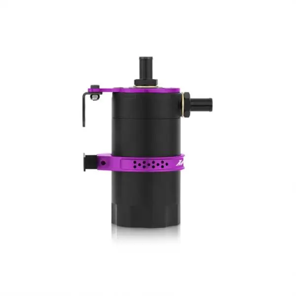 Mishimoto Universal Baffled Oil Catch Can - Purple image 9