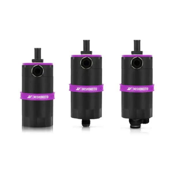 Mishimoto Universal Baffled Oil Catch Can - Purple image 15