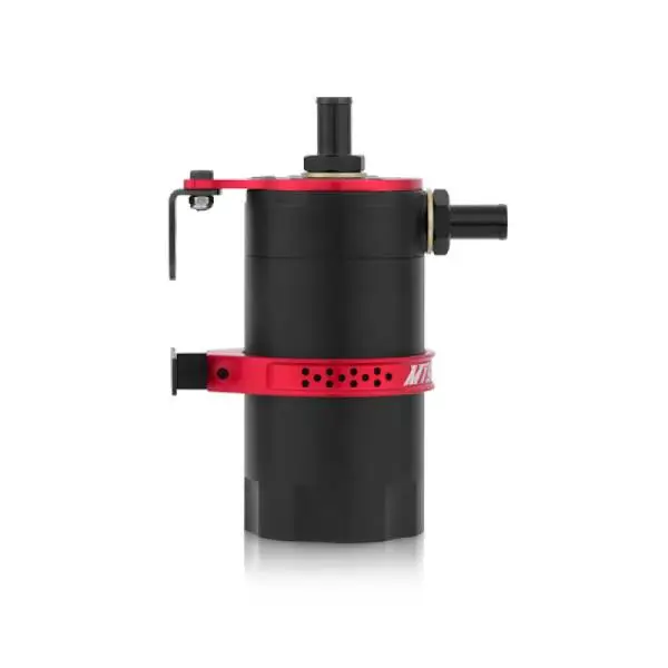 Mishimoto Universal Baffled Oil Catch Can - Red image 5