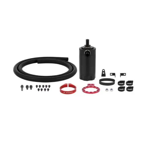 Mishimoto Universal Baffled Oil Catch Can - Red image 8