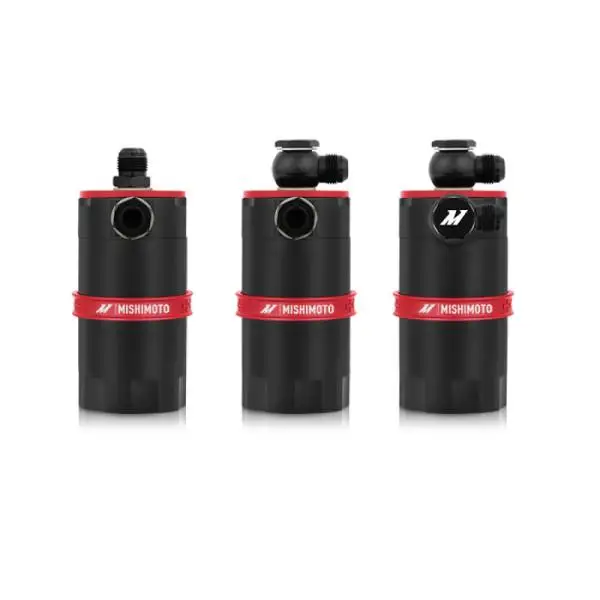 Mishimoto Universal Baffled Oil Catch Can - Red image 15