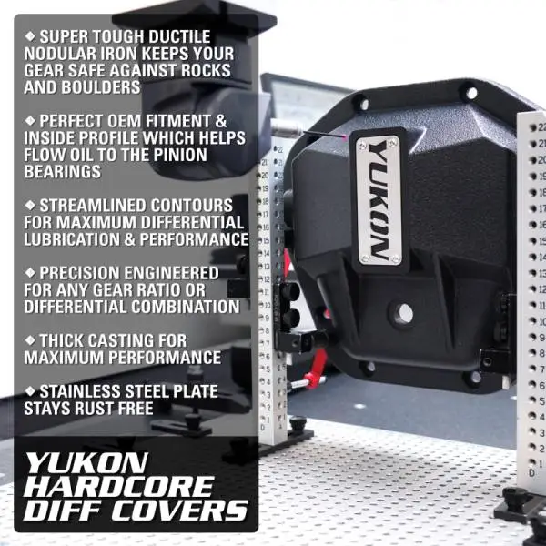 Yukon Hardcore Diff Cover for Dana 80 thumbnail 7