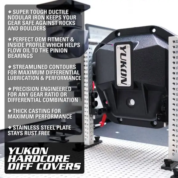 Yukon Gear Hardcore Diff Cover for 8.5inch GM Rear w/ 5/16inch Cover Bolts thumbnail 15