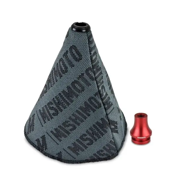 Mishimoto Shift Boot Cover + Retainer/Adapter Bundle M12x1.25 Red image 2