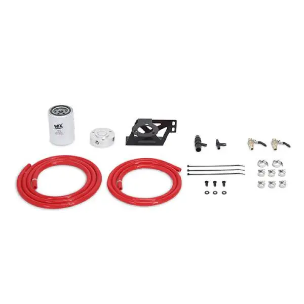 Mishimoto 08-10 Ford 6.4L Powerstroke Coolant Filtration Kit - Red thumbnail 2