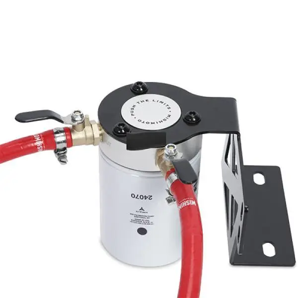 Mishimoto 08-10 Ford 6.4L Powerstroke Coolant Filtration Kit - Red thumbnail 5