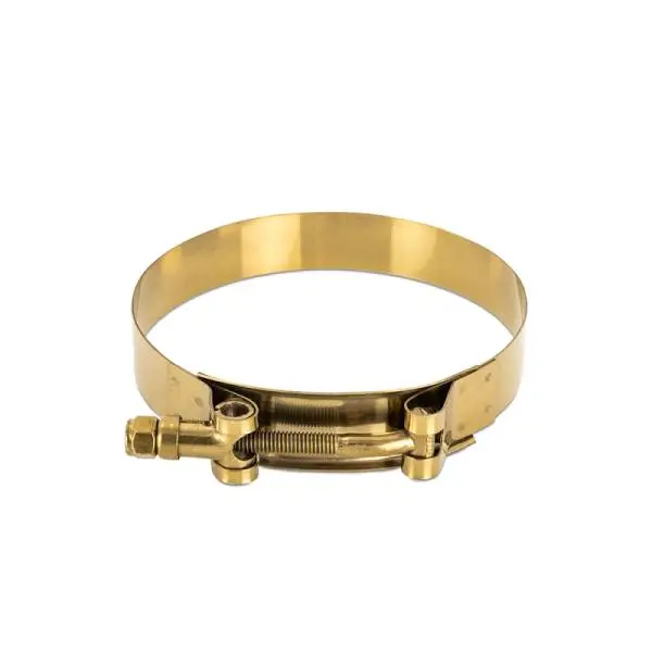 Mishimoto 2 Inch Stainless Steel T-Bolt Clamps - Gold image 2