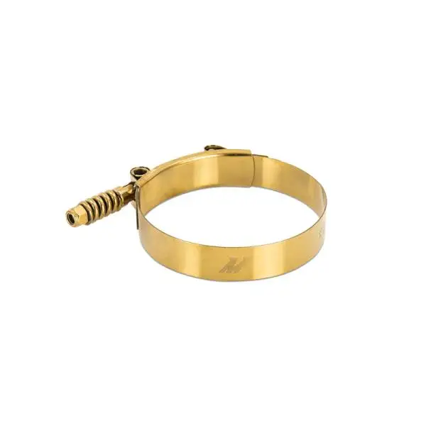 Mishimoto 3.5 Inch Stainless Steel Constant Tension T-Bolt Clamp - Gold image 3
