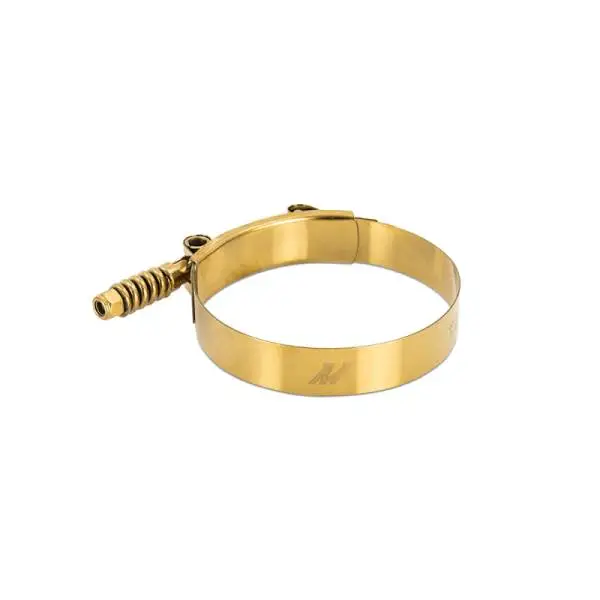 Mishimoto 3.5 Inch Stainless Steel Constant Tension T-Bolt Clamp - Gold image 4