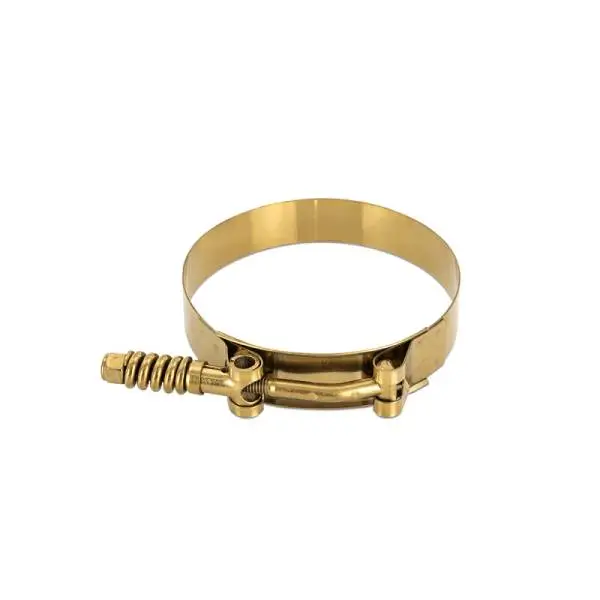 Mishimoto 3 Inch Stainless Steel Constant Tension T-Bolt Clamp - Gold image 2