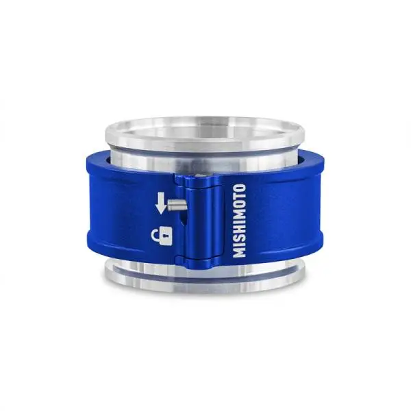 Mishimoto 2.5in Quick Release Clamp Assembly - Blue image 2