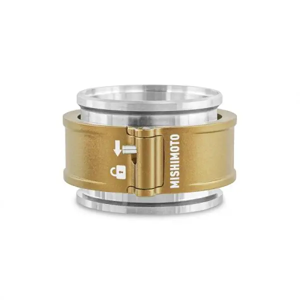 Mishimoto 2.5in Quick Release Clamp Assembly - Gold image 2