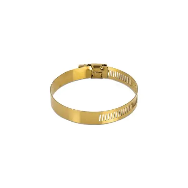 Mishimoto High-Torque Worm Gear Clamp 0.55in.-0.1.06in. (14mm-27mm) - Pack of 10 - Gold image 3