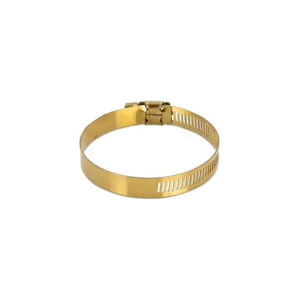 Mishimoto High-Torque Worm Gear Clamp1.57in.-2.52in. (40mm-64mm) - Pack of 10 - Gold image 4