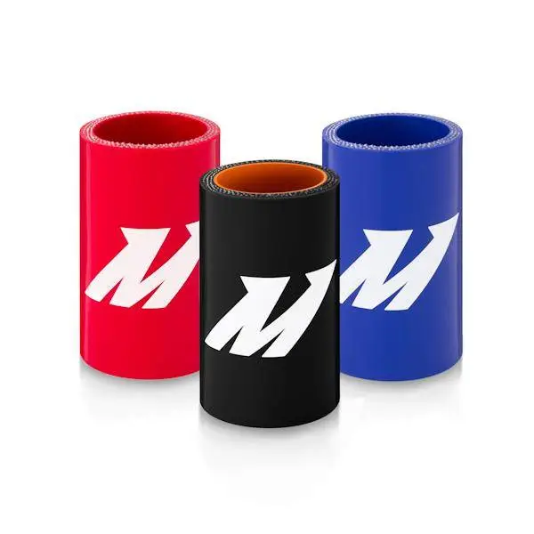 Mishimoto 1.375in Straight Black Hose Coupler image 2