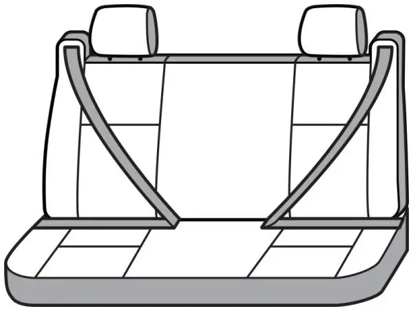 Covercraft 00-06 Chevrolet/GMC Suburban/Yukon Carhartt SeatSaverThird Row Seat Covers - Gravel image 3
