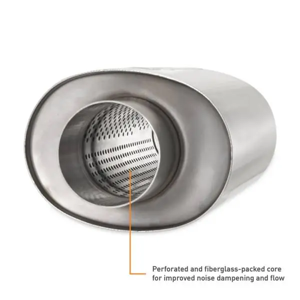 Mishimoto Universal Resonator with 2.5in Inlet/Outlet - Brushed thumbnail 9