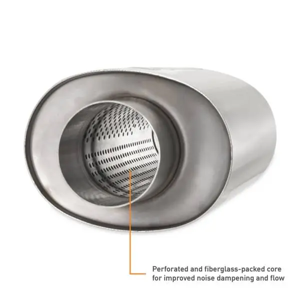 Mishimoto Universal Resonator with 3in Inlet/Outlet - Brushed thumbnail 5