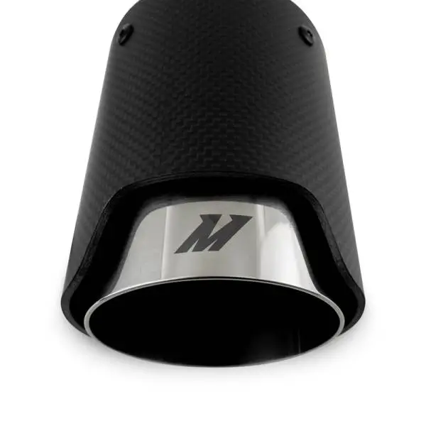 Mishimoto Carbon Fiber Muffler Tip 2.5in Inlet 3.5in Outlet Polished thumbnail 7