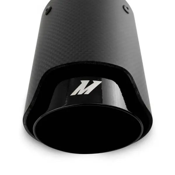 Mishimoto Carbon Fiber Muffler Tip 2.5in Inlet 3.5in Outlet M Black thumbnail 7