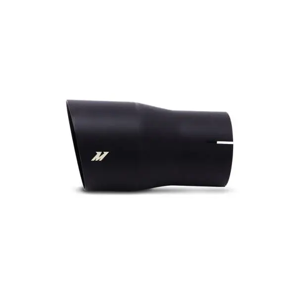 Mishimoto Clamp-On Single Wall Exhaust Tip 5in Outlet - Black