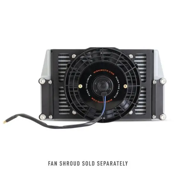 Mishimoto Universal 10in. Heavy-Duty Oil Cooler Fan Shroud - Micro Wrinkle Black thumbnail 7