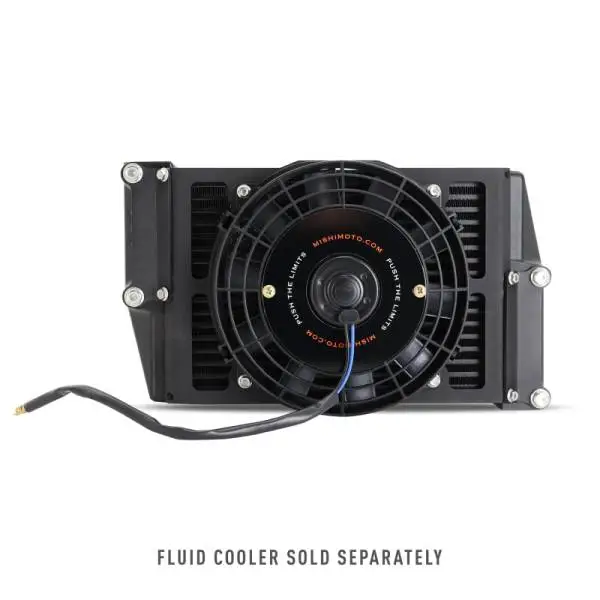 Mishimoto Universal 10in. Heavy-Duty Oil Cooler Fan Shroud - Micro Wrinkle Black thumbnail 8