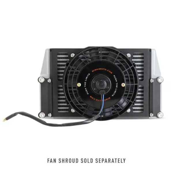 Mishimoto Universal 10in. Heavy-Duty Oil Cooler Fan Shroud - Micro Wrinkle Black thumbnail 13