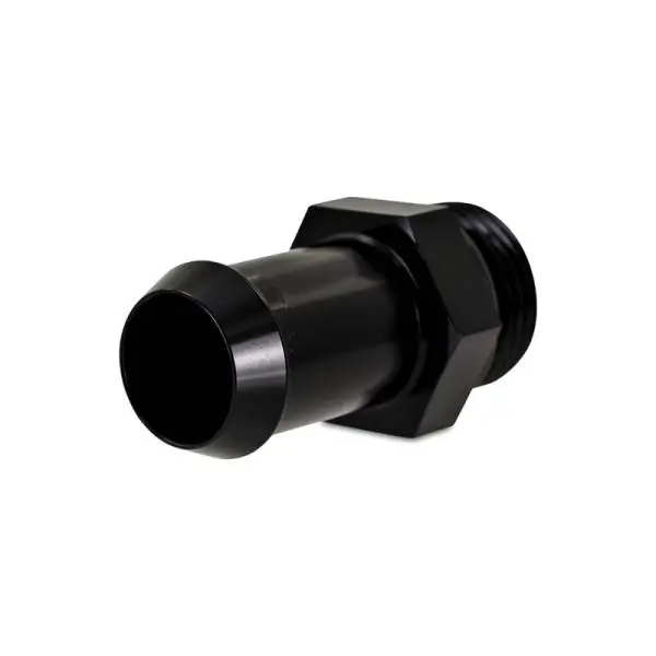 Mishimoto -10 ORB to 3/4in Hose Barb Aluminum Fitting - Black image 3
