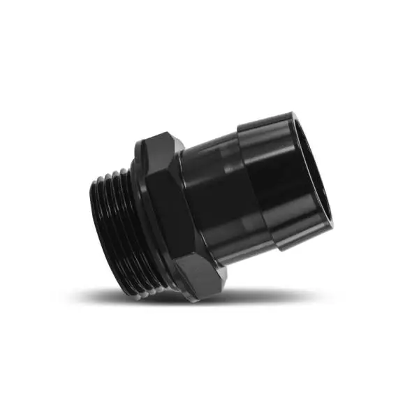 Mishimoto -16ORB to 1 1/4in. Hose Barb Aluminum Fitting - Black image 3