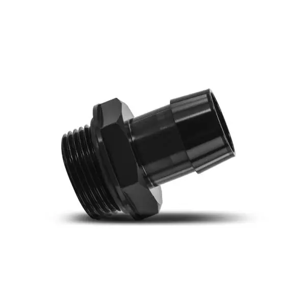 Mishimoto -16ORB to 1in. Hose Barb Aluminum Fitting - Black image 3