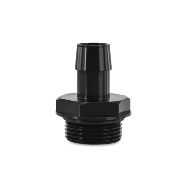 Mishimoto -16ORB to 3/4in. Hose Barb Aluminum Fitting - Black image 2