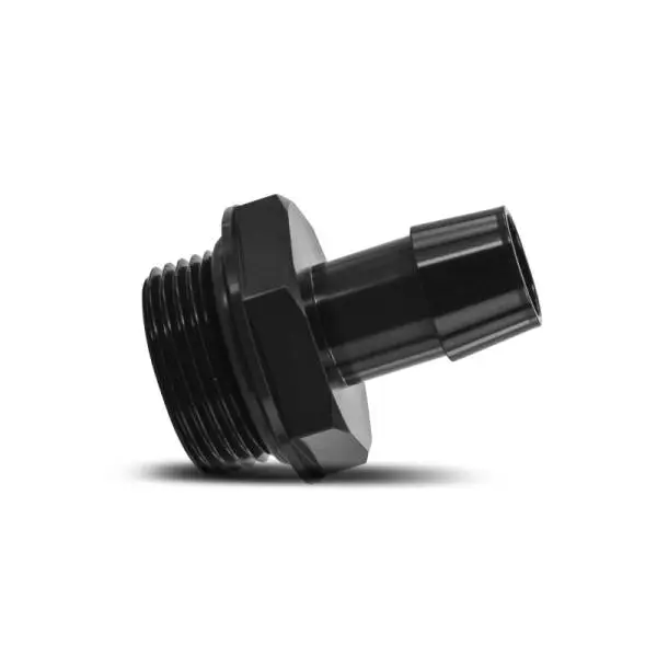 Mishimoto -16ORB to 3/4in. Hose Barb Aluminum Fitting - Black image 3