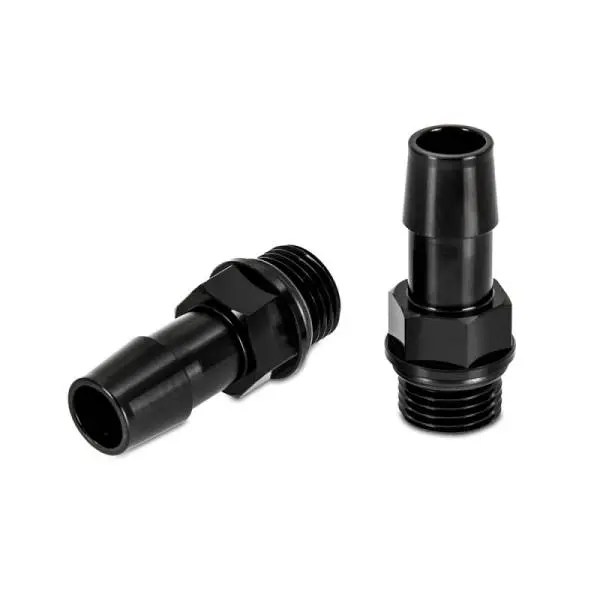 Mishimoto 16X1.5 TO 1/2in. Hose Barb Aluminum Fittings (Pack of 2) image 3