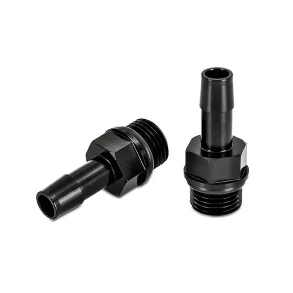 Mishimoto 2pcs M16x1.5 3/8in Aluminum Catch Can Fitting Black image 4