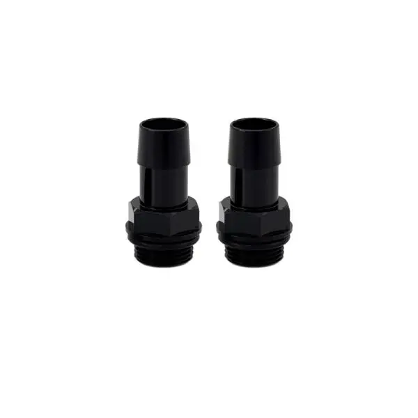 Mishimoto 2pcs. M20x1.5 5/8in Aluminum Catch Can Fittings - Black image 2