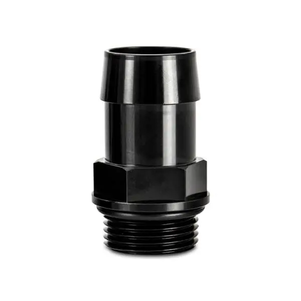 Mishimoto 1pc M27x2.0 1in Aluminum Catch Can Fitting Black image 2