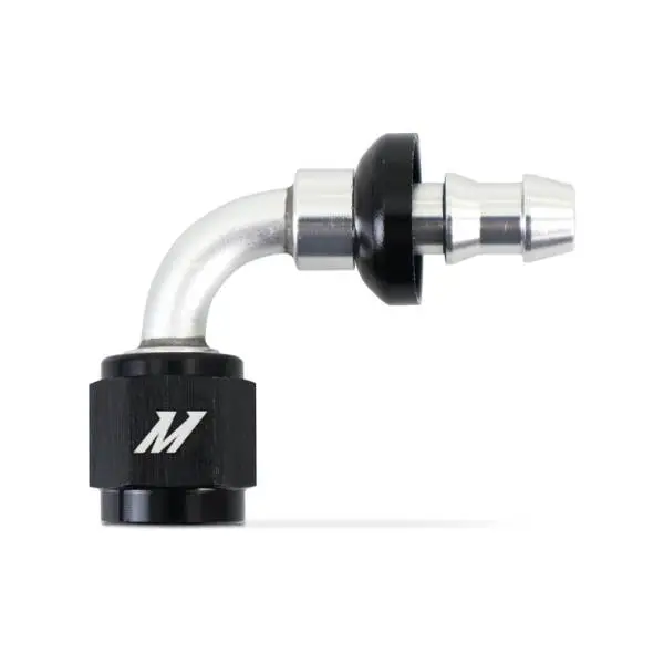 Mishimoto 90-Degree Push Lock Fitting - 4AN image 2