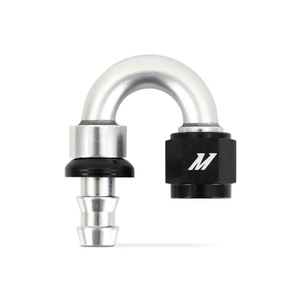 Mishimoto 180 Degree Push Lock Fitting - 6AN image 2