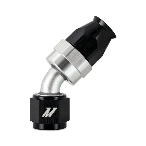 Mishimoto Aluminum PTFE -8AN 45 Degree Fitting Black image 2