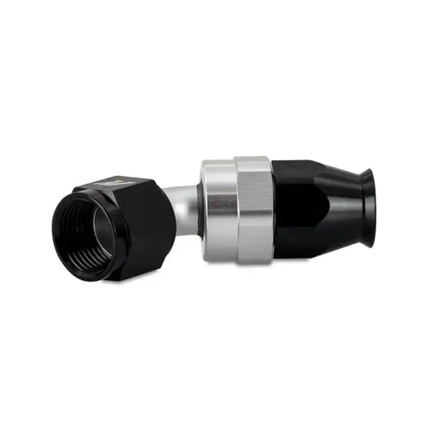 Mishimoto Aluminum PTFE -8AN 45 Degree Fitting Black image 3