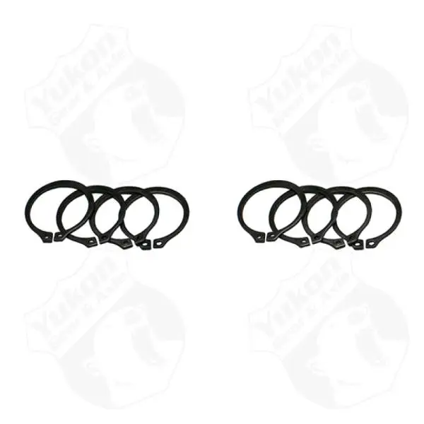 Yukon Gear (4) Full Circle Snap Rings / Fits Dana 60 733X U-Joint w/ Aftermarket Axle thumbnail 2