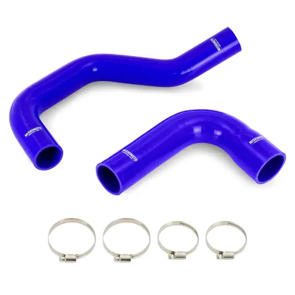Mishimoto 1991-1993 Dodge 5.9L Cummins Silicone Coolant Hose Kit Blue image 2
